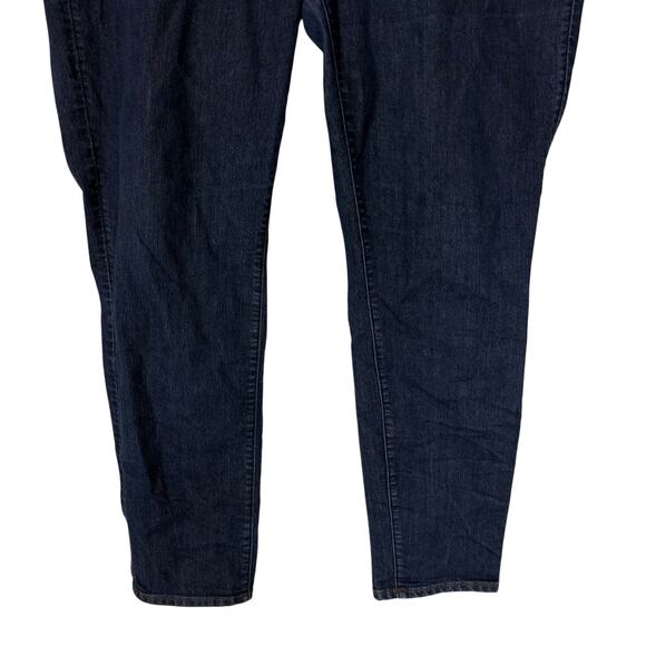 Made And Loved Loft Jeans Womens 18/34 Blue Denim Stretch High-Rise Skinny Leg - Picture 4 of 15